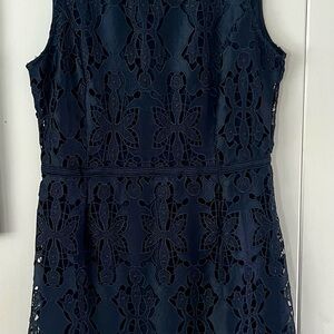 H&M - Elegant Navy Lace Dress